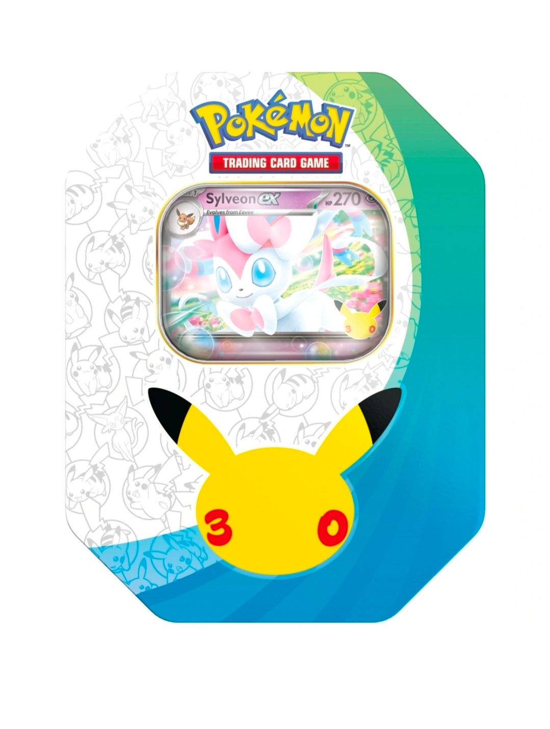 Pokémon Trading Card Game (TCG): 30th Celebration Sylveon ex Tin