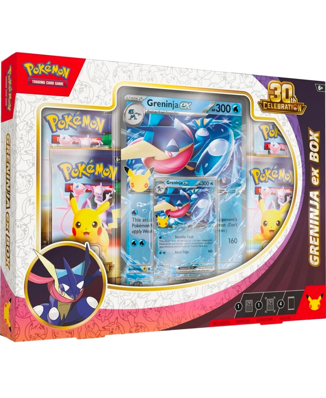 Pokémon Trading Card Game (TCG): 30th Celebration Greninja ex Box