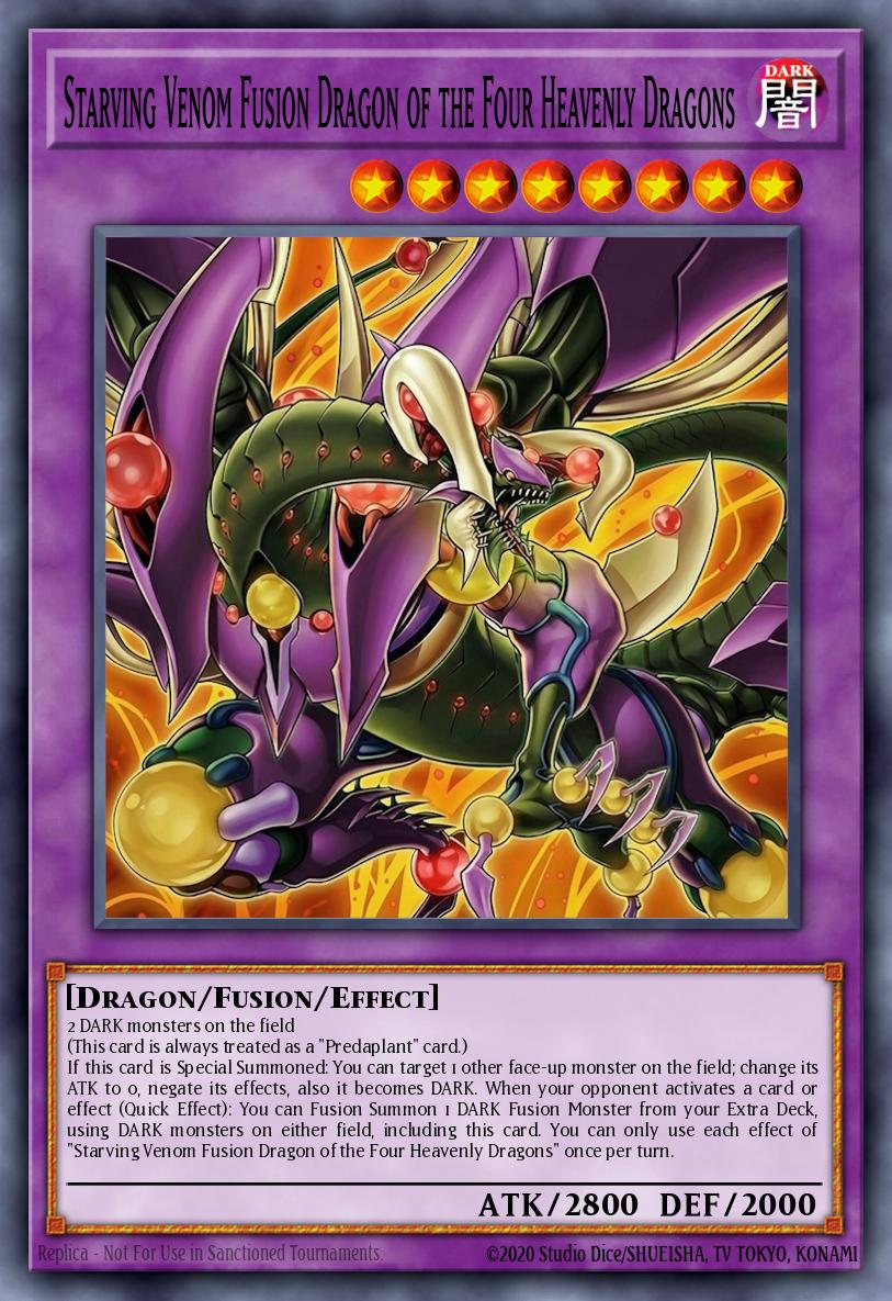 Starving Venom Fusion Dragon, Four Heavenly Dragons - Magnificent Maestros