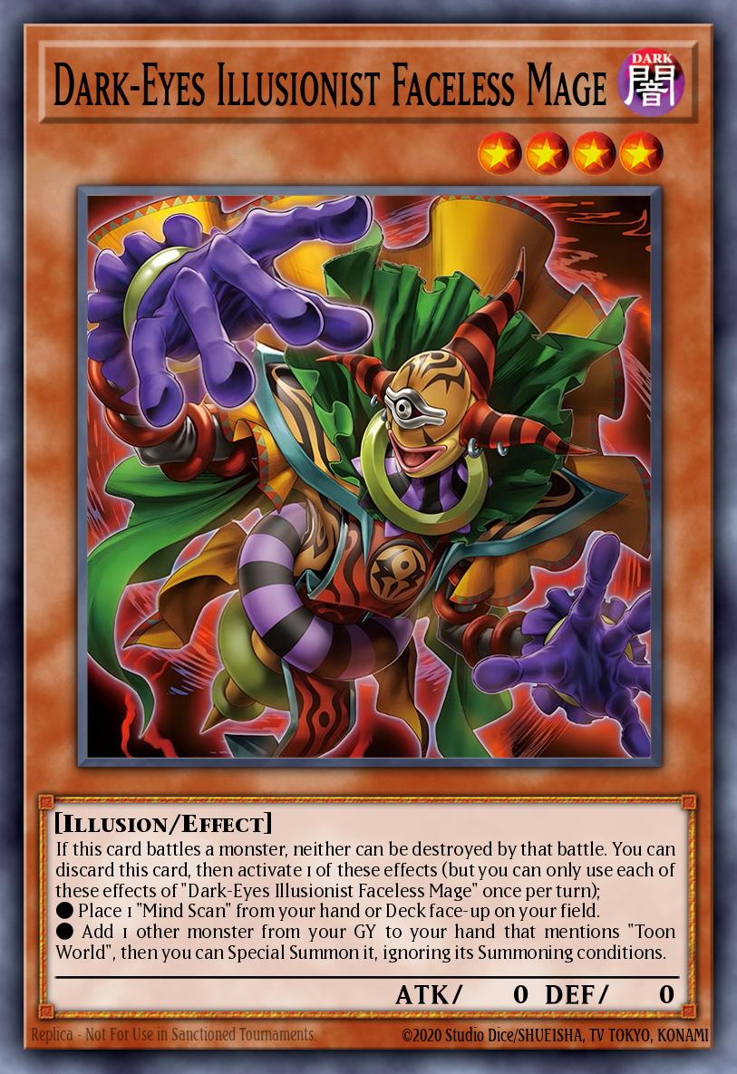 Dark-Eyes Illusionist Faceless Mage - Magnificent Maestros