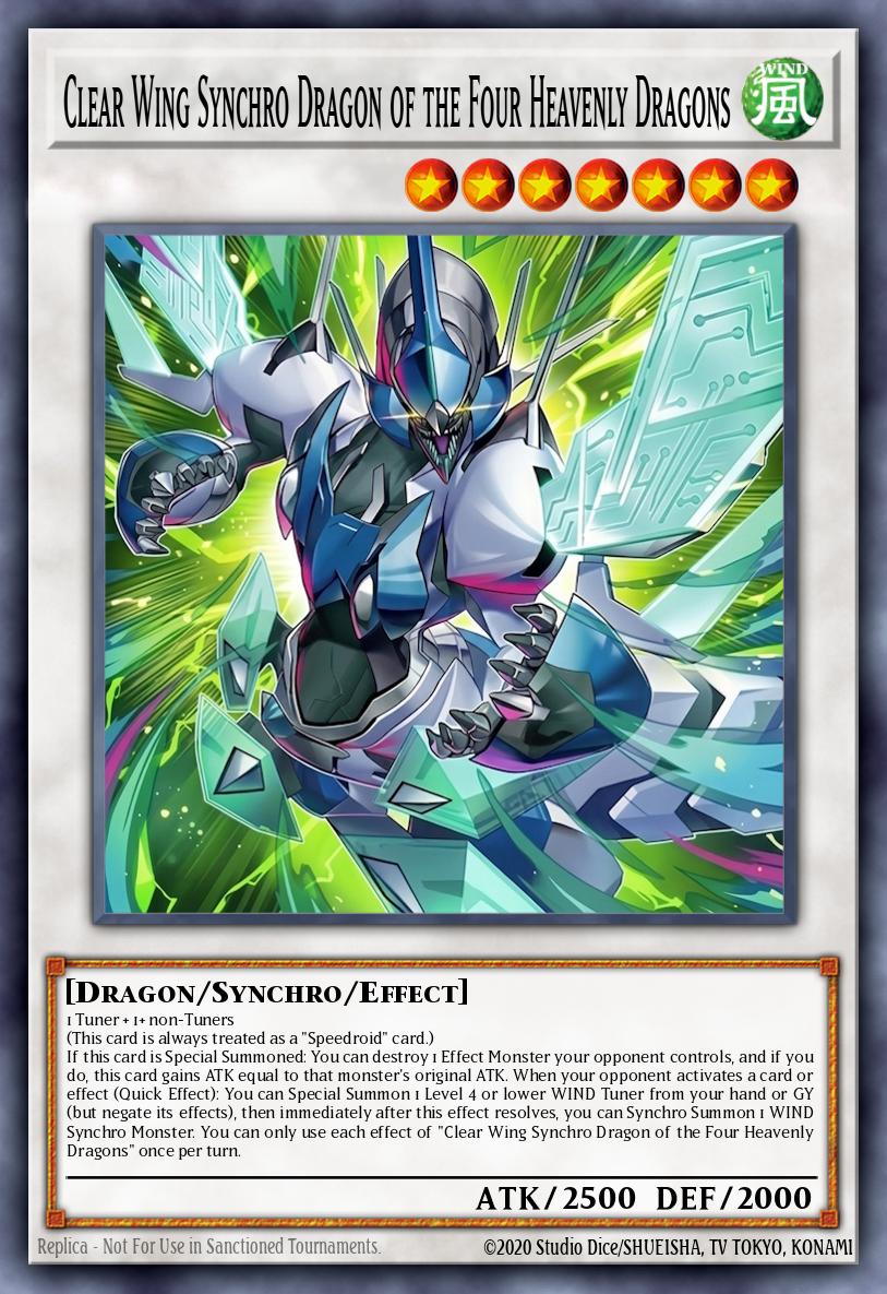 Clear Wing Synchro Dragon, Four Heavenly Dragons - Magnificent Maestros