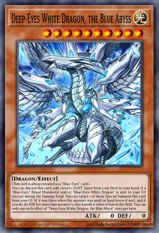 Deep-Eyes White Dragon, the Blue Abyss - Magnificent Maestros