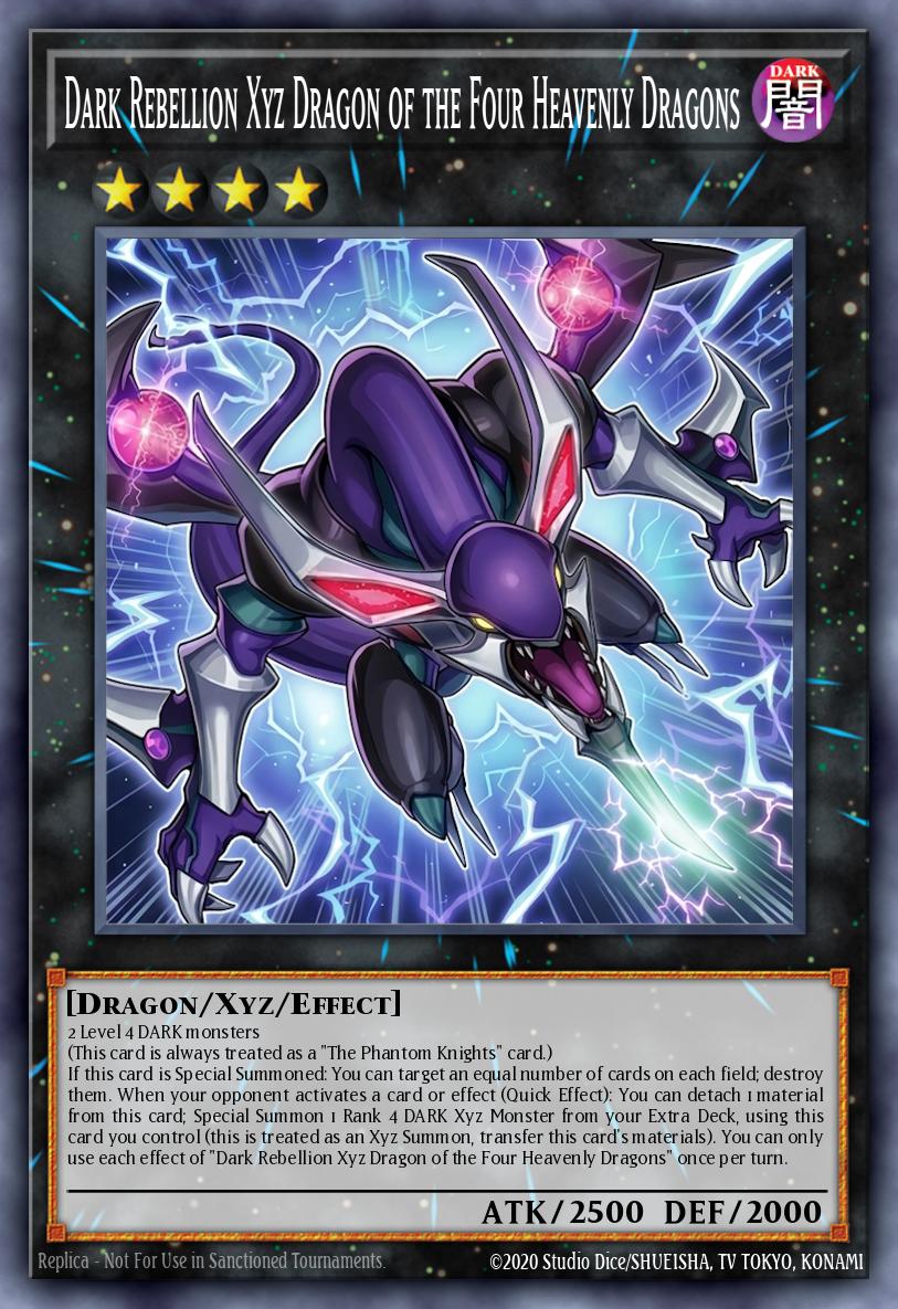 Dark Rebellion Xyz Dragon, Four Heavenly Dragons - Magnificent Maestros