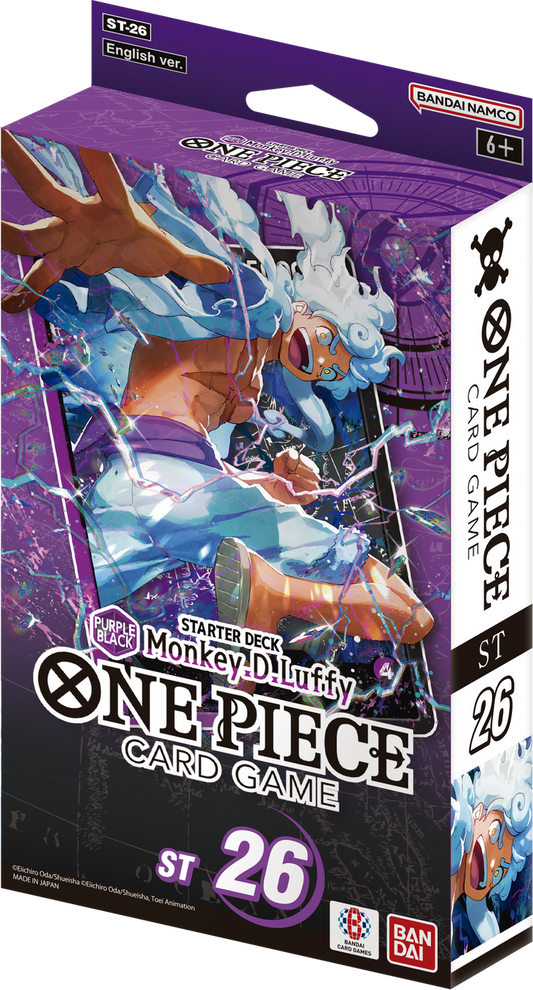 One Piece Card Game: Starter Deck - Purple/Black Monkey D. Luffy (ST-26)
