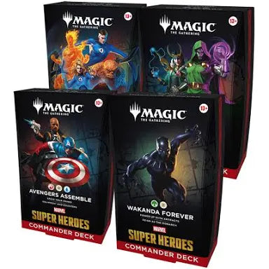 Magic: The Gathering - Universes Beyond - Marvel Super Heroes - Commander Deck - Bundle
