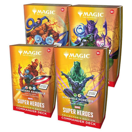 Marvel Super Heroes Collector's Commander Deck - Set of 4