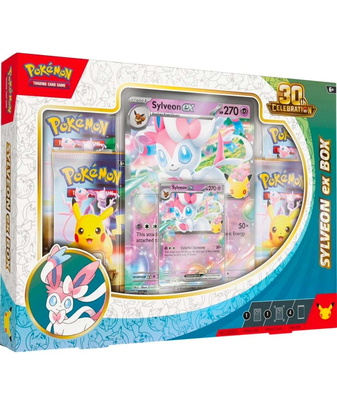 Pokémon Trading Card Game (TCG): 30th Celebration Sylveon ex Box