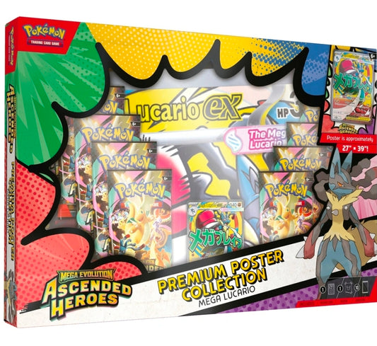Pokémon Trading Card Game (TCG): Mega Evolution Ascended Heroes Poster Collection Assortment